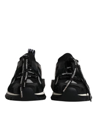 Dolce & Gabbana Black White Logo Sorrento Mens Sneakers Men's Shoes
