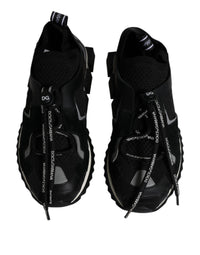 Dolce & Gabbana Black White Logo Sorrento Mens Sneakers Men's Shoes