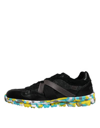 Dolce & Gabbana Black Polyester Low Top Men Sneakers Men's Shoes