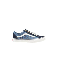 Vans Leather Rubber-Sole Sneakers Blue