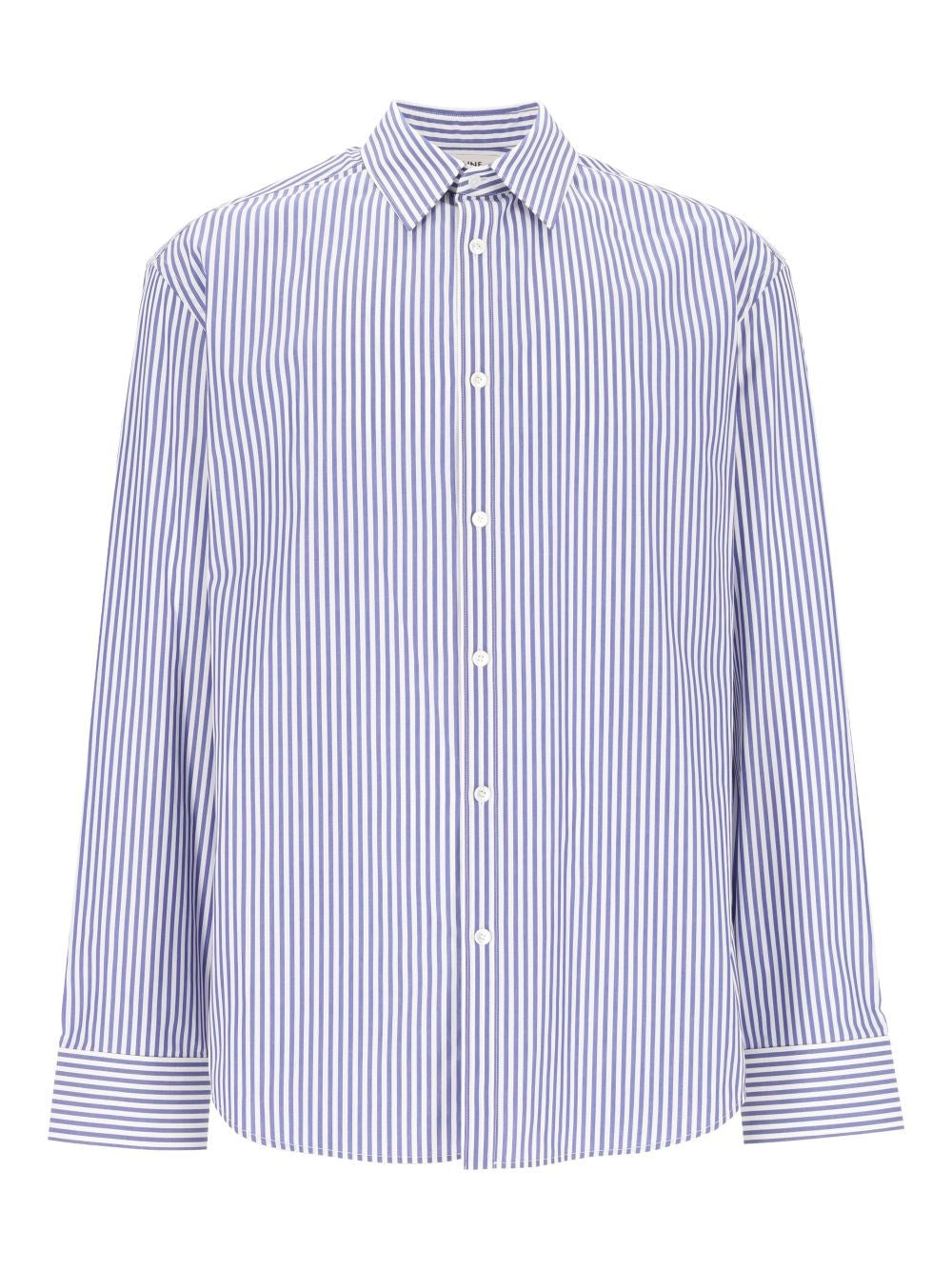 Celine Men Striped Cotton Shirt