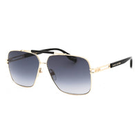 Marc Jacobs Sunglasses Aviator Full Rim, Black/Gold Frame and Dark Grey Gradient Lens MARC716/S08079O