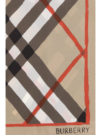 Burberry Women Silk Watercolour Check Scarf