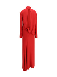 MAGDA BUTRYM Magda Butrym Women Long Open-Back Dress With High Neck