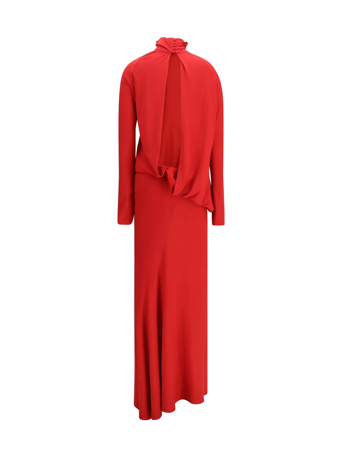 MAGDA BUTRYM Magda Butrym Women Long Open-Back Dress With High Neck