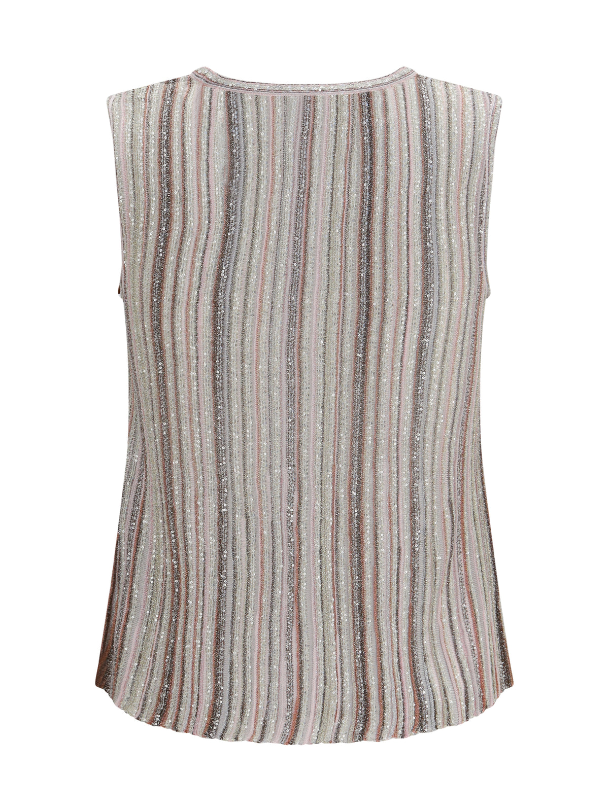 Missoni Women Sleeveless Ribbed Sequin Top