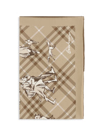 Burberry Women Check Silk Twill Scarf