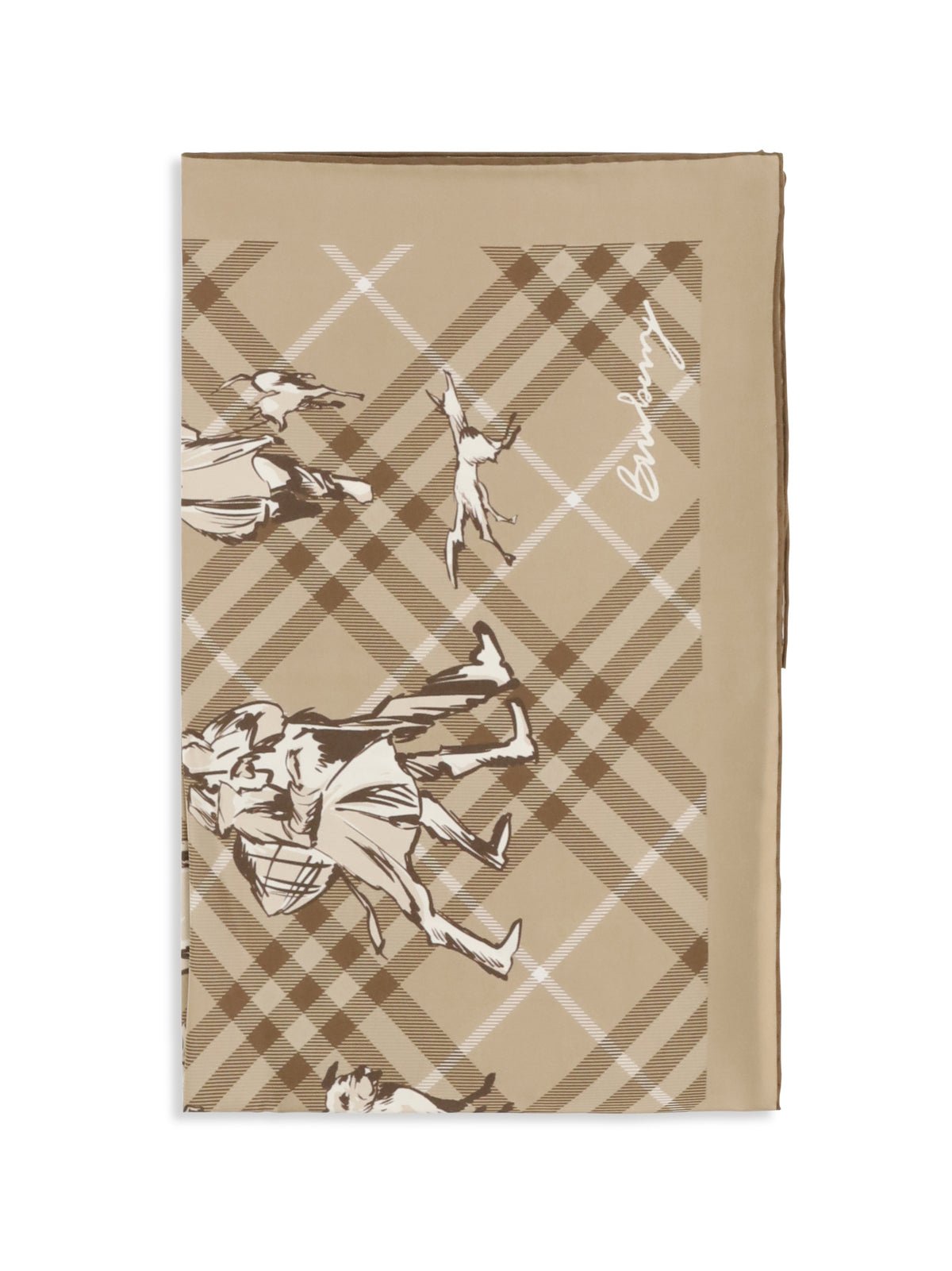 Burberry Women Check Silk Twill Scarf