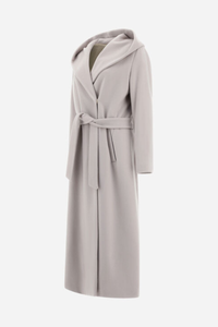 Herno Woman's Light Beige Luxury Wool Coat