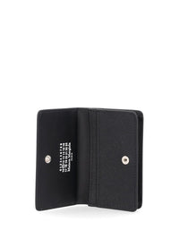 Maison Margiela Maison Margiela Women Leather Card Holder With Four Stitches