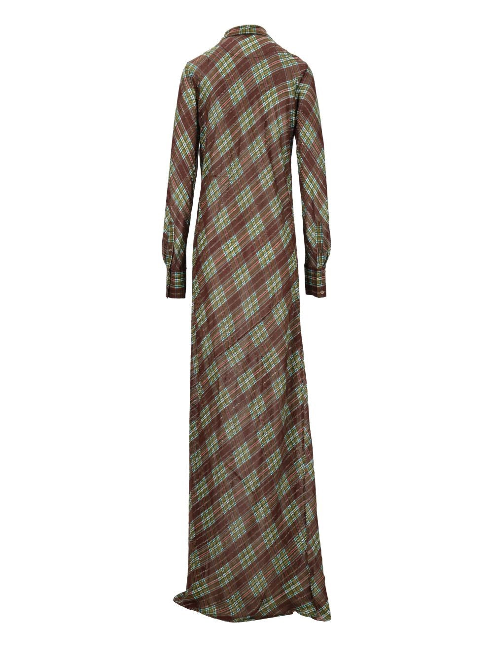Dries Van Noten Women Shirt Dress With Lurex Threads