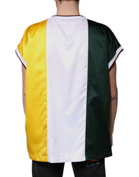 Dolce & Gabbana Multicolor Jersey Tank Sleeveless Men's T-shirt