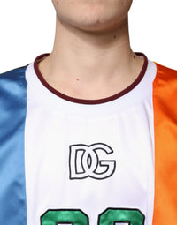 Dolce & Gabbana Multicolor Jersey Tank Sleeveless Men's T-shirt