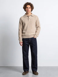 Marant Marant Men "Ken-Gb" Melange Polo Sweater