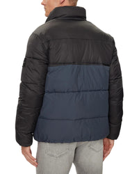 Calvin Klein Jeans Colorblocked Puffer Jacket Men Black
