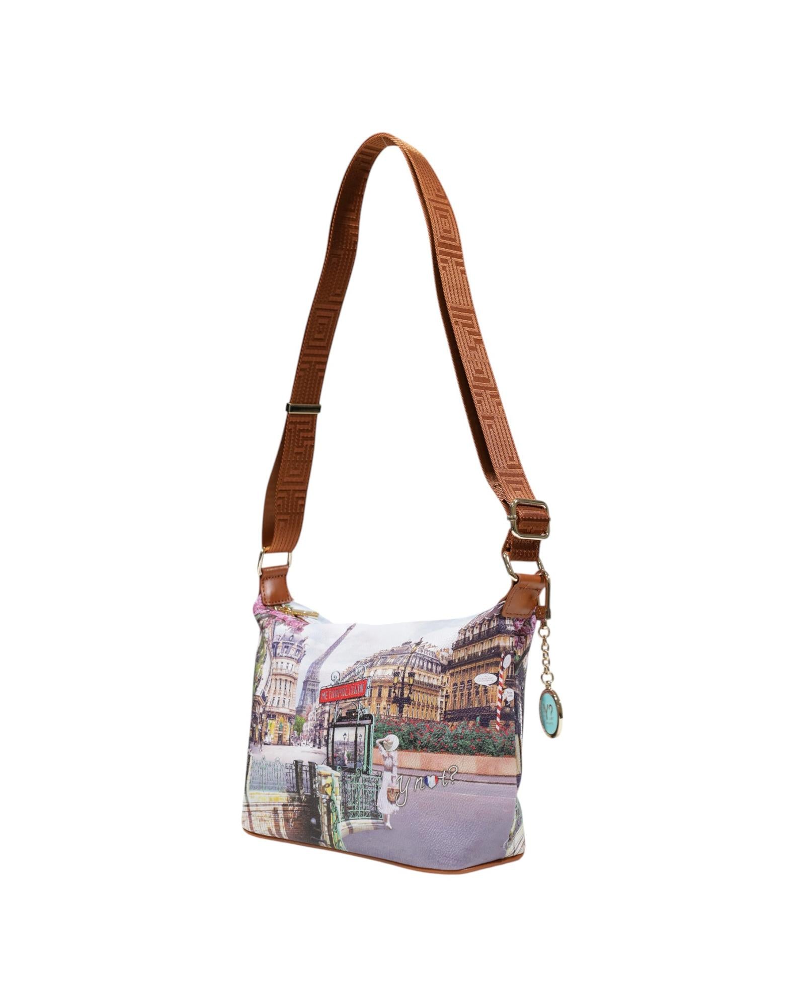 Y Not? Parisian Scene Crossbody Bag Women Beige