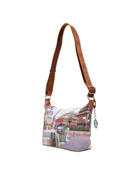 Y Not? Parisian Scene Crossbody Bag Women Beige