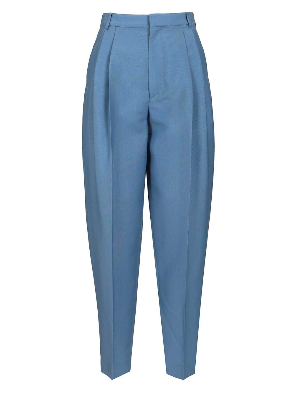 CELINE Celine Women Montauk Trousers In Wool And Mohair