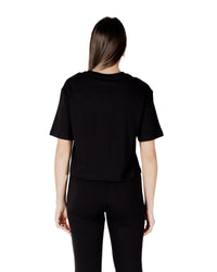 Armani Exchange Relaxed Fit Short Sleeve Top Women Black Shirts