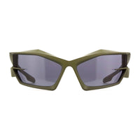 Givenchy Sunglasses Geometric Full Rim, Matte Black Frame and Smoke Lens GV40049I02A