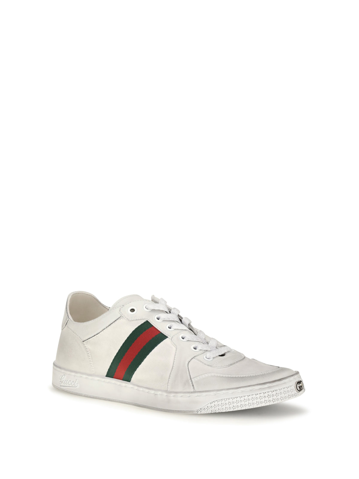GUCCI Gucci Men Stretch Leather Sneakers
