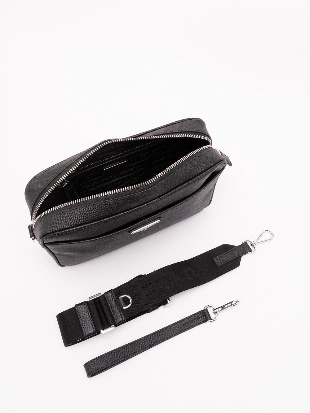 Prada Men Saffiano Leather Shoulder Bag