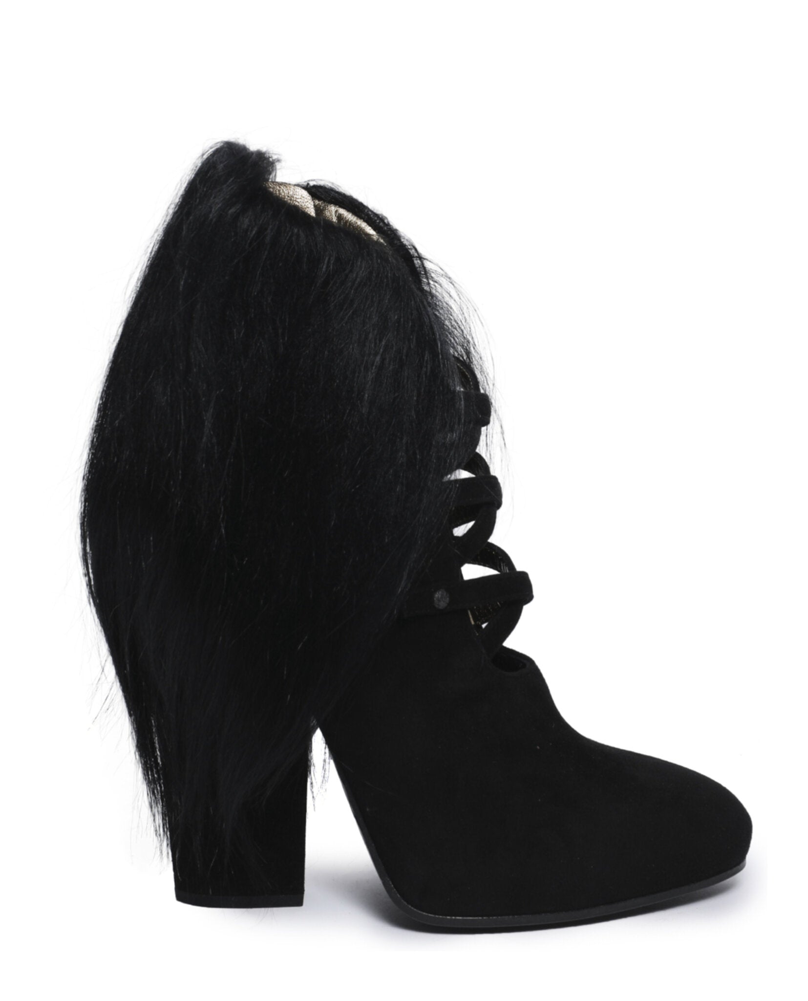 Bottega Veneta Womens Fur Heels