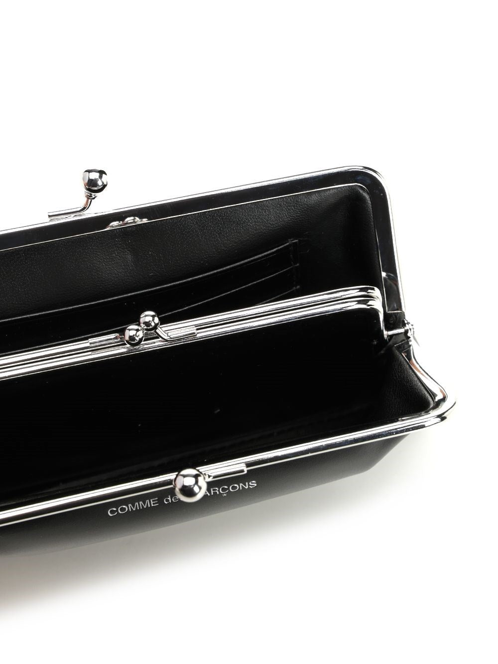 Comme Des Garcons Wallet Comme Des Garcons Wallet Women 'Kiss Clasp' Leather Coin Purse
