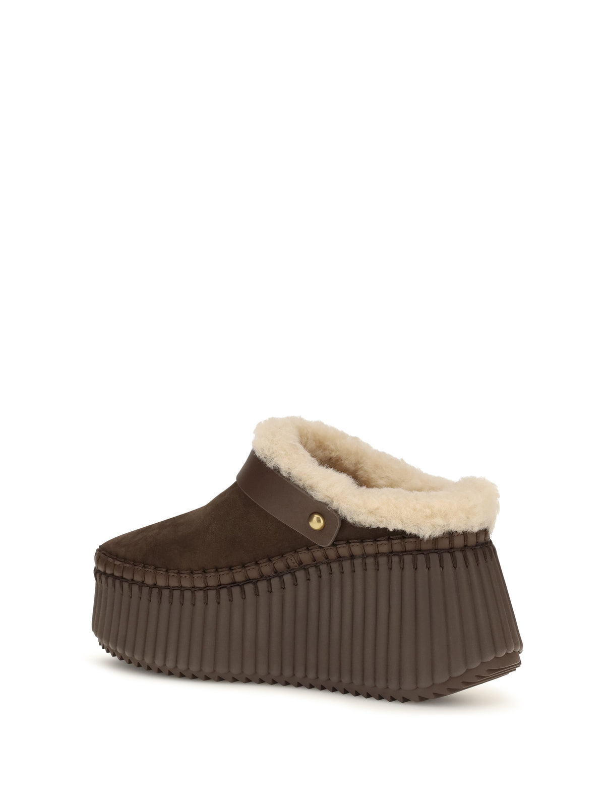 Chloé Women Nama Wedge Mules