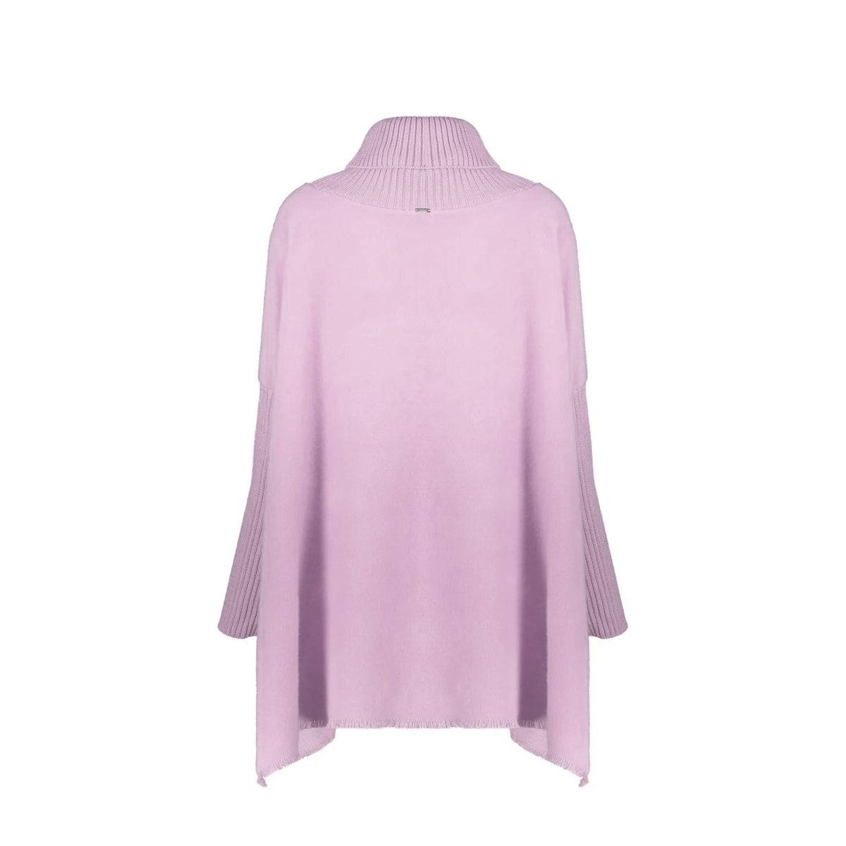 Herno High-Collar Asymmetric Poncho Women