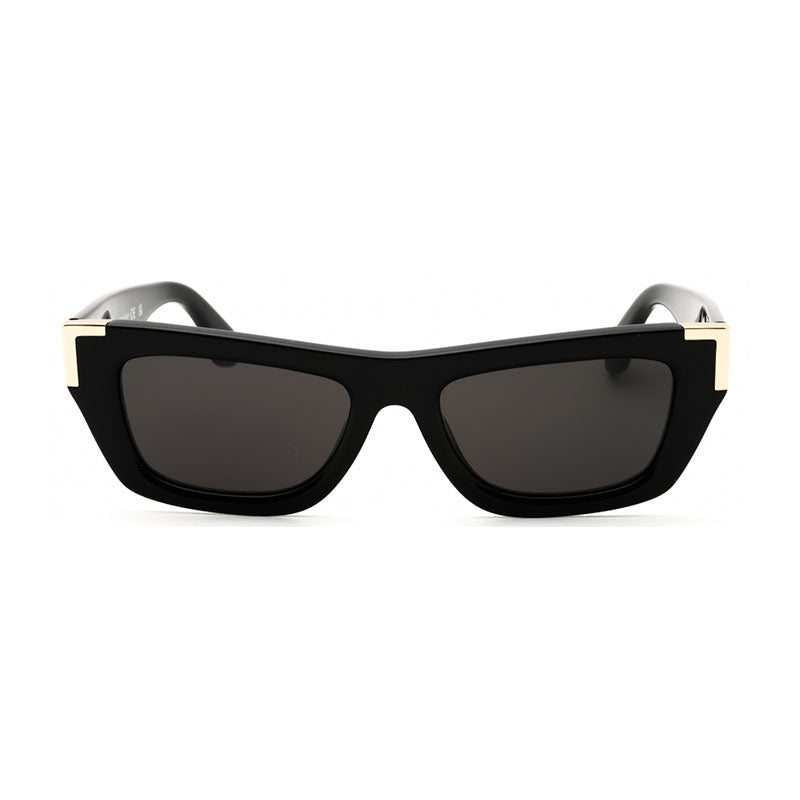 Palm Angels Sunglasses Cat Eye Full Rim, Black Frame and Dark Grey Lens PERI10KMALIBU1007