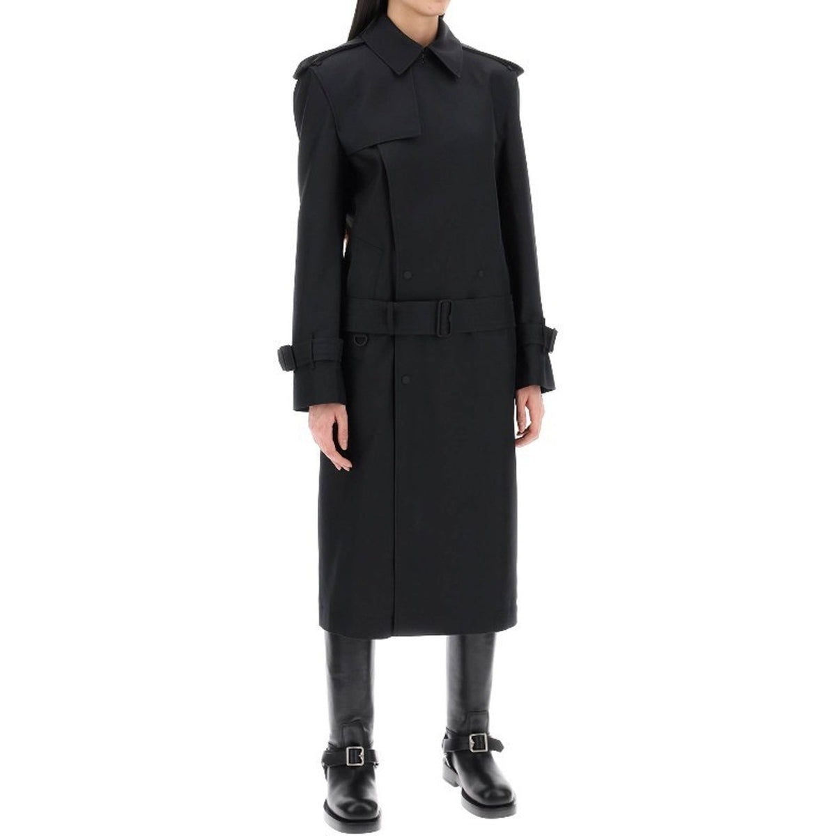 Burberry Burberry Blend Silk Trench Coat Women