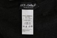 Dolce & Gabbana Gray Cashmere Ribbed Stretch Women's Tights