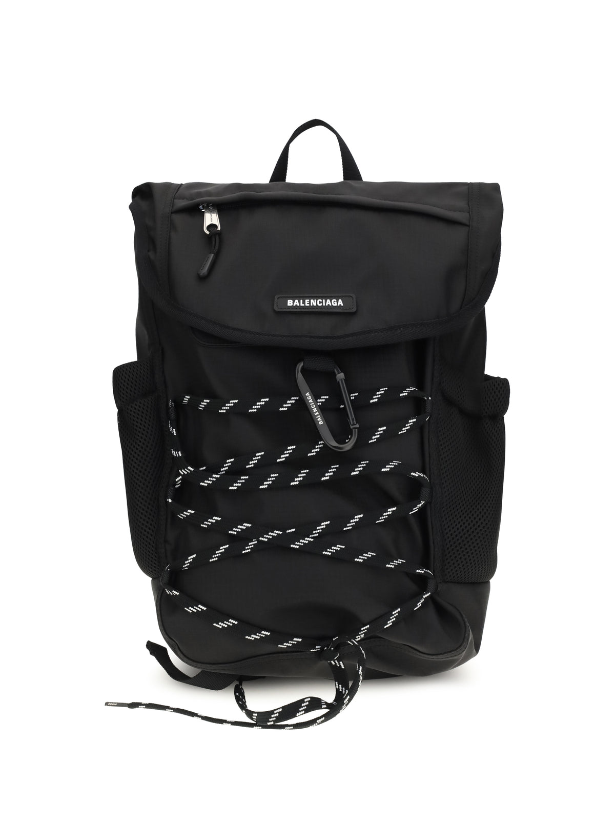 Balenciaga Men Metal Carabiner Detail Backpack