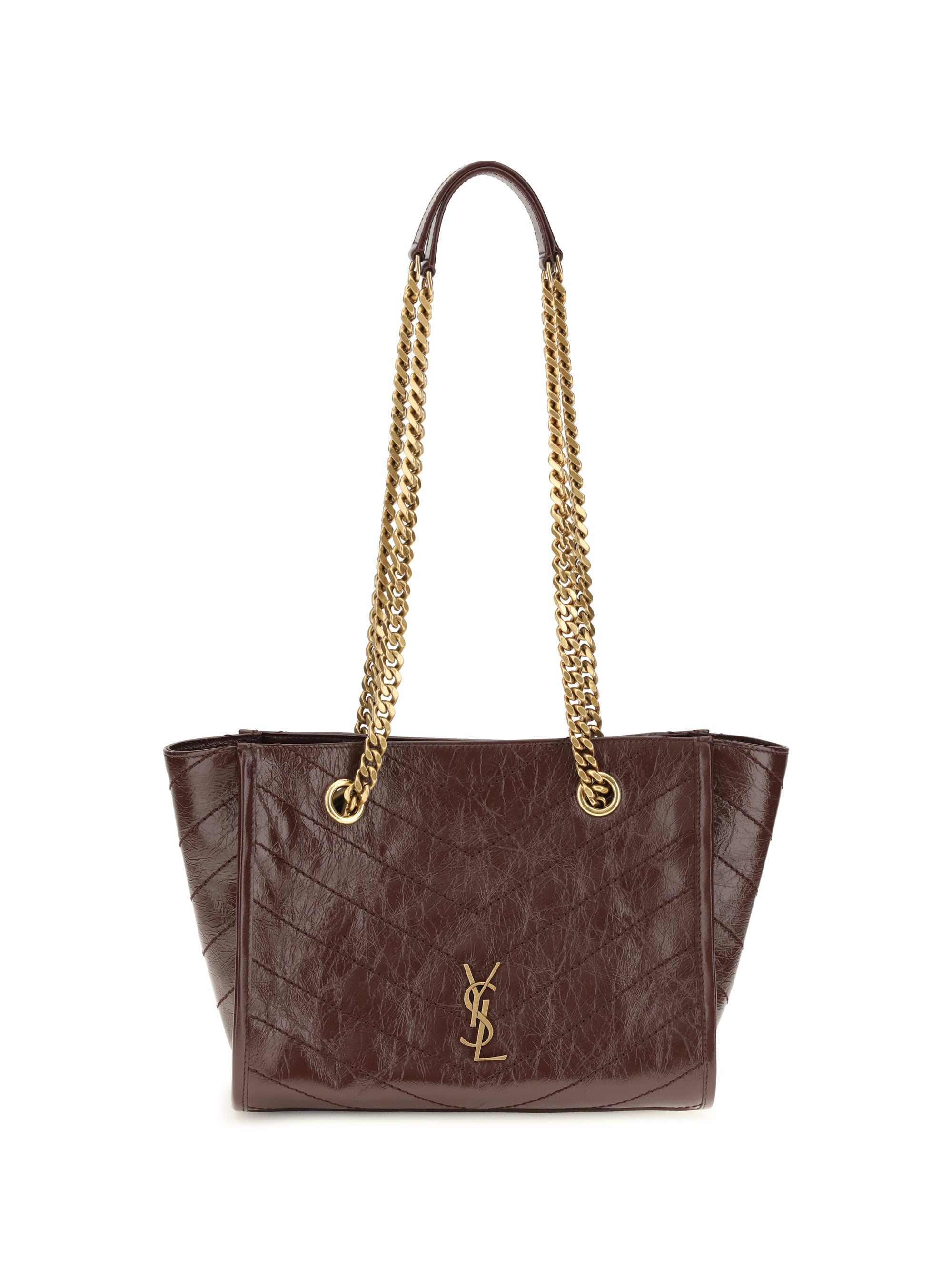 SAINT LAURENT Saint Laurent Women Small Niki Leather Tote Bag