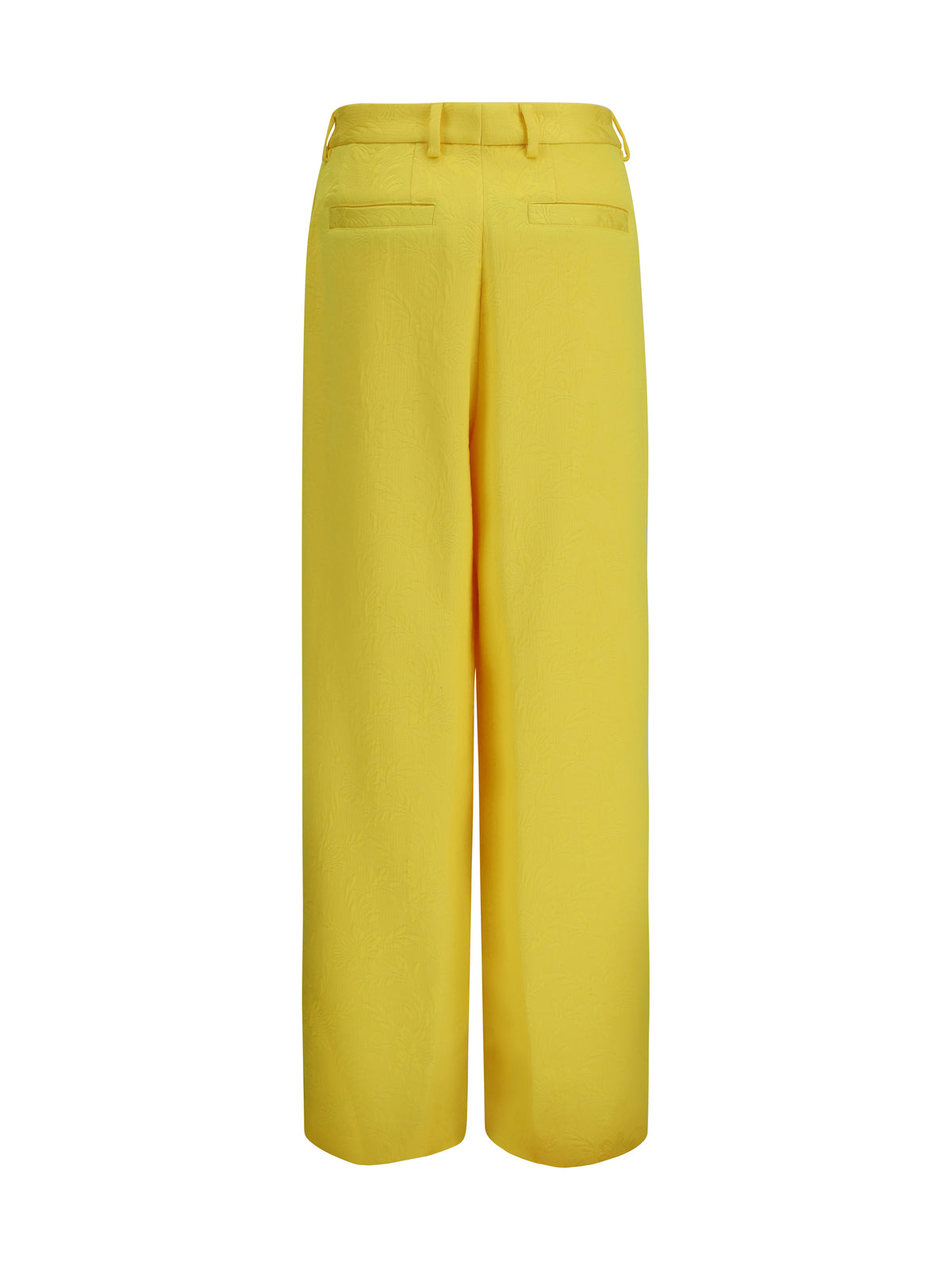 Dries Van Noten Women Wide-Leg Pants With All-Over Jacquard Pattern