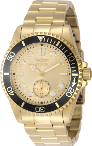 Invicta Men's Pro Diver Gold Dial Watch - 49428