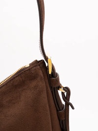 Prada Prada Women Suede Shoulder Bag