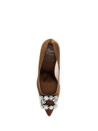 Roger Vivier Women Efflorescence Satin Pumps
