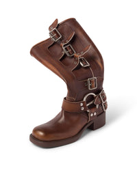 Miu Miu Women Leather Boots