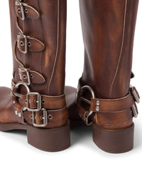Miu Miu Women Leather Boots