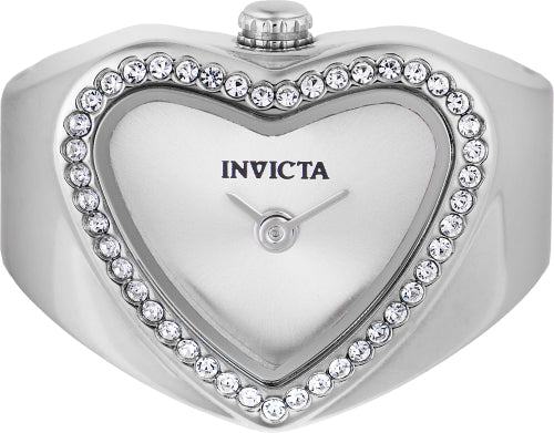 Invicta Women's Mini Ring Watch Silver Dial Watch - 49572