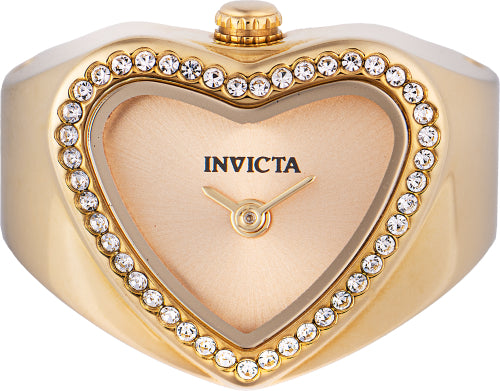 Invicta Women's Mini Ring Watch Gold Dial Watch - 49574