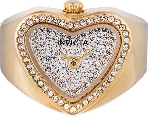 Invicta Women's Mini Ring Watch Silver Dial Watch - 49577