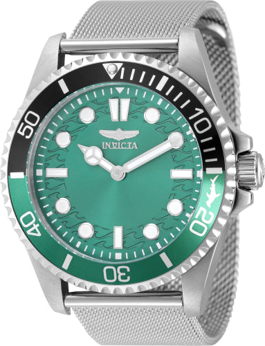 Invicta Men's Pro Diver Green Dial Watch - 49687