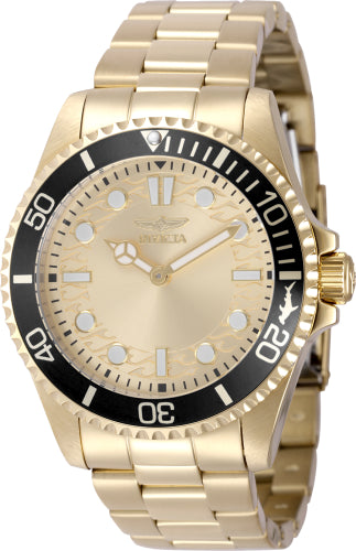 Invicta Men's Pro Diver Gold Dial Watch - 49700