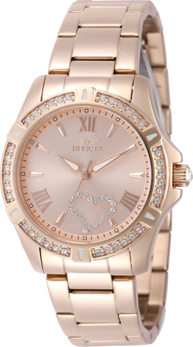 Invicta Women's Angel Rose Gold Dial Watch - 49843
