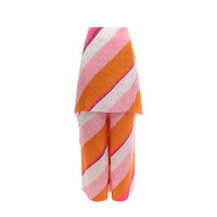 Fendi Fendi Ff Color-Block Draped Trousers Women