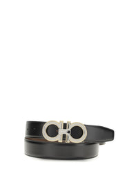 Ferragamo Men Reversible And Adjustable Gancini Belt