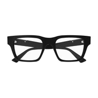 Gucci Eyeglasses Square Full Rim, Black Frame and Clear Demo Lenses Lens GG1889O005